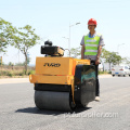 Rolo compactador vibratório hidráulico de mão com cilindro duplo FYL-S600C